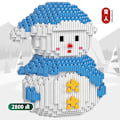 Miniatyrbillede 1 af 2: Mub- Jul barn jul byggsten legetøj gaver Christmas snowman