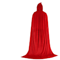 Miniatyrbillede 5 af 7: Mub- Factory OEM Tilpasset Cosplay Hætte Kappe Lang Fløjl Kappe Vampyr Halloween Kostume 2 70cm
