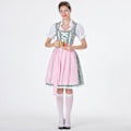 Pikkukuva 2 / 5: Naisten Oktoberfestin asu Saksan Dirndl-mekko Asumekko Baijerin karnevaalijuhlat Haoyi -a Light blue 2XL