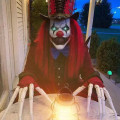 Pikkukuva 2 / 5: Halloween led-valot sormet joustavat jatkeet Skeleton Cos White left hand