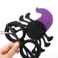 Miniatyrbillede 4 af 5: 3 stk Halloween dekoration sjove briller fest skelet edderkop skræk rekvisitter spøgelse