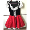 Pikkukuva 5 / 5: Xs-6xl Deluxe Aikuisten Punahilkka-asu Viitalla Naisille Naamiaispuku Halloween-juhliin Prinsessa-naamiaisasu -a 4XL-Red Riding Hood