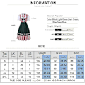 Pikkukuva 5 / 5: Naisten Oktoberfestin olutneidon asu Baijerin perinteinen Dirndl-mekko Karnevaali .q Denim Red Check M