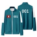 Xbi- Squid Game 2 Jacket sweatshirt + trousers set blue Blå 001 110CM
