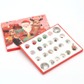 Pikkukuva 6 / 7: Joulu Advent 24 Ruudukko Kalenteri Countdown DIY Lapset Rannekoru Yllätys Sokea Laatikko Kultainen Puku .C I