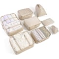 Miniatyrbillede 1 af 6: 8-i-1 Bagage Organizer Set til rejser, Tøjposer, Sko, Cos