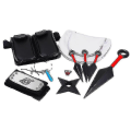 Pikkukuva 1 / 5: Kakashi Cosplay-asu Uzumaki-vaatteet Shippuden Toinen asu ja otsapanta Kunai Aikuisten Halloween-asu Joulu -a C Xl