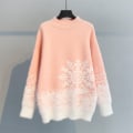 Miniatyrbilde 1 av 3: Mub- 2023 Genser Julegenser Damegenser Pink M