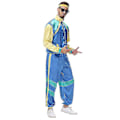 Pikkukuva 3 / 5: 80-/90-luku Retro treenitrikoo, Shell Suit Festklänning Kostyymi -a Men XL