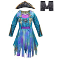 Miniatyrbild 1 av 4: Girls Cosplay Descendants 3 Uma Costume Carnival Fancy Dress -a 9-10 Years