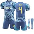 Miniatyrbillede 1 af 2: Xbi- 2425 Ajax Away Jersey Fodboldtrøje 4 HATO #16