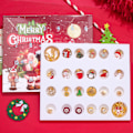 Miniatyrbilde 4 av 9: Gull julekalender gaveeske DIY perle armbånd advent julekalender blindboks .C C