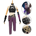 Miniatyrbillede 1 af 4: Hurtig levering League Of Legends Cos Kostume Jinx Jinksi Stormed Ar Jinks Damekostume M