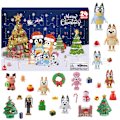 Miniatyrbilde 1 av 2: Xbi - 2024 Ny Bluey Blind Box Julekalender Jul Blind Box 24 Dagers Nedtelling Overraskelsesboks
