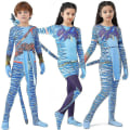 Miniatyrbild 1 av 3: Avatar The Way Of Water Cosplaykostymer för barn/vuxna, scenuppsättningar, Superhjältekostymer, Leggings Style 1 XXL
