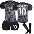 Pikkukuva 1 / 2: Xbi- 2024 Liverpool yhteistyössä musta jalkapallopaita 10 MAC ALLISTER #L