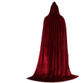 Miniatyrbillede 1 af 7: Mub- Factory OEM Tilpasset Cosplay Hætte Kappe Lang Fløjl Kappe Vampyr Halloween Kostume 5 150cm