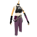 Miniatyrbillede 2 af 4: Hurtig levering League Of Legends Cos Kostume Jinx Jinksi Stormed Ar Jinks Damekostume Xl