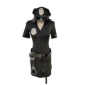 Miniatyrbilde 3 av 5: Kvinners sexy politiuniform antrekk Halloween-kostyme. M
