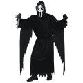 Pikkukuva 3 / 4: Pelottava Scream Ghost Face Cosplay -asu lapsille Halloween-juhliin naamiaisasut pojille ja tytöille -a XL
