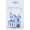 Miniatyrbilde 4 av 8: Mub- 3D-isslott Barnflickor Pusselleksaker Flickor Pussel Öppnings- och stängningshytt Julklapp Puzzle + Lamp + Princess Doll*3