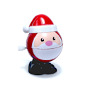 Miniatyrbillede 2 af 2: Xbi - Sød snoet urværk bobblehead gående legetøj julegaver Jultomten 3
