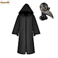 Miniatyrbild 1 av 5: Plague Doctor Reaper Kids Cosplay Carnival Halloween Costume For Kids Black Death Costume Plague Doctor Mask Steam Punk Mask -a 145 (kids) Suit with sickle
