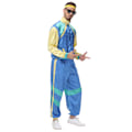 Pikkukuva 5 / 7: 80-luvun asu Retro-verryttelyasu Hip Hop -asu juhliin miehille ja naisille v Men M