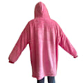 Pikkukuva 1 / 5: Pehmeä ja lämmin hupparipeitto, jossa on iso tasku - Flanelli, lämmin, mukava, ylisuuri, unisex Pink