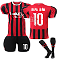 Miniatyrbillede 1 af 2: Xbi- 2425 AC Milan Champions League Edition Fodboldtrøje 10 RAFA LEAO #28