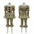 Miniatyrbillede 2 af 3: Stephen King's It Full Set Halloween Kostume Pennywise Klovn Dragt Joker-1 -a Gold M