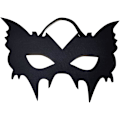 Miniatyrbillede 1 af 5: Bar maske maske sceneoptræden sort maske Halloween mænd og kvinder