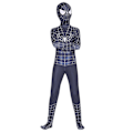 Pikkukuva 4 / 7: Mub- Punainen ja musta Spiderman-asu Hämähäkkimies-asu Hämähäkkimies-asut Lapset Lapset Hämähäkkimies Cosplay-vaatteet halloween-asu A 140