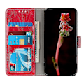 Pikkukuva 2 / 5: Huawei Mate 60 Retro Crazy Horse -kuvioinen PU-nahkainen suojakuori lompakolla ja jalustalla Multicolor Style C