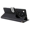 Miniatyrbild 4 av 5: Plånboksfodral för Infinix Zero 40 5G X6861 RFID-blockerande PU-läderfodral Ställvisning Multicolor Style E