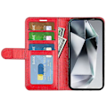 Miniatyrbillede 2 af 5: Til Samsung Galaxy S25 Ultra Wallet Case Crazy Horse Tekstur Stand Læder Telefon Cover Multicolor Style C
