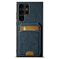 Miniatyrbillede 1 af 5: SUTENI H02 Etui med Støttefod og Kortpladser i Læder til Samsung Galaxy S23 Ultra Multicolor Style E