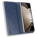 Pikkukuva 2 / 5: Samsung Galaxy Z Fold5 5G Retro PU-nahkainen puhelinkotelo magneettisella sulkemistelineellä Multicolor Style D