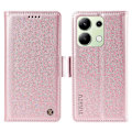 Miniatyrbillede 1 af 5: YIKATU YK-003 Læder Wallet Case med Magnetisk Side Lukning til Xiaomi Redmi Note 13 4G Multicolor Rose Gold