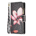 Miniatyrbillede 5 af 5: BF03 Telefon Cover til Samsung Galaxy A15 4G Etui Wallet Lynlås Læder Shell Multicolor Style J