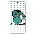 Pikkukuva 5 / 5: Xiaomi Redmi Note 14 5G Kotelo Magneettilukolla 3D Kuvio Nahkainen Lompakko Puhelinkotelo Multicolor Sleeping Owl