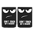 Pikkukuva 1 / 5: PocketBook Verse Pro -nahkakotelo E-lukulaitteen suojus automaattisella lepo/herätystoiminnolla – Aika matkustaa Multicolor Don't Touch My E-Reader