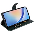 Pikkukuva 3 / 5: Samsung Galaxy A15 5G -puhelimen iskunkestävä nahkainen suojakotelo magneettisella lompakkotelineellä Multicolor Style E