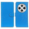 Pikkukuva 1 / 5: Xiaomi Poco C75 4G/Redmi 14R 5G/14C 4G Lompakkokotelo PU-nahkaa, litsirakenne - Musta Multicolor Blue