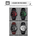 Miniatyrbild 2 av 4: Skmei 9196 män romersk siffra Urtavla Quartz Watch Black