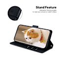 Miniatyrbillede 2 af 5: For Realme 13+ 5G Etui RFID-blokering Killingemønster TPU+PU Læder Telefoncover Multicolor Style F