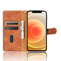 Miniatyrbillede 5 af 5: Skin-Touch Stand Funktion PU Læder Beskyttende Flip Folio Cover til iPhone 13 6.1 tommer Multicolor Style E