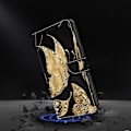 Miniatyrbild 4 av 5: För iPhone 15 Pro Fodral 3D Mönstertryck Läder Plånboksfodral Multicolor Style I