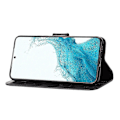 Miniatyrbillede 3 af 5: Til Samsung Galaxy A33 5G PU Læder Smartphone Etui Stilfuldt Præget Sommerfugle Pung Cover