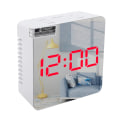 Miniatyrbillede 1 af 5: Rektangulær Firkantet Multifunktionel LED Display Vækkeur til Hjemmet Red